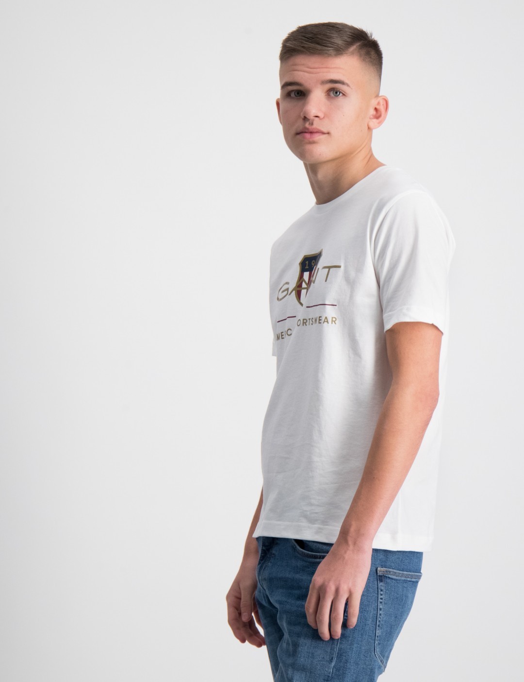 Archive Shield Ss T Shirt 110 White