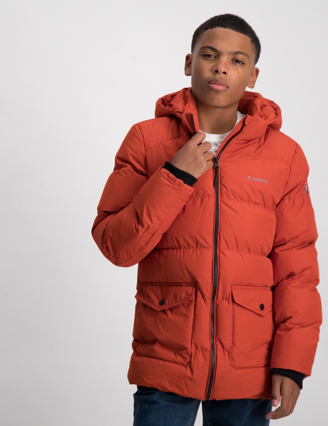Orange boys outdoor jacket för Store Kille | Kids Brand