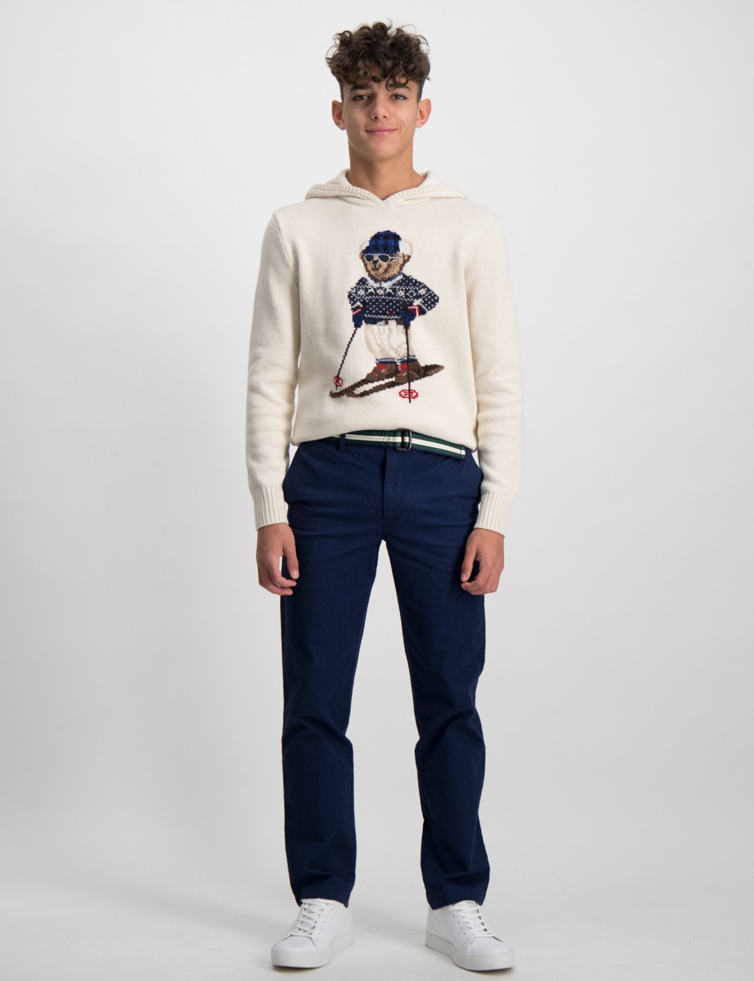 Blau Slim Fit Flex Abrasion Twill Pant für Jungen | Kids Brand Store 