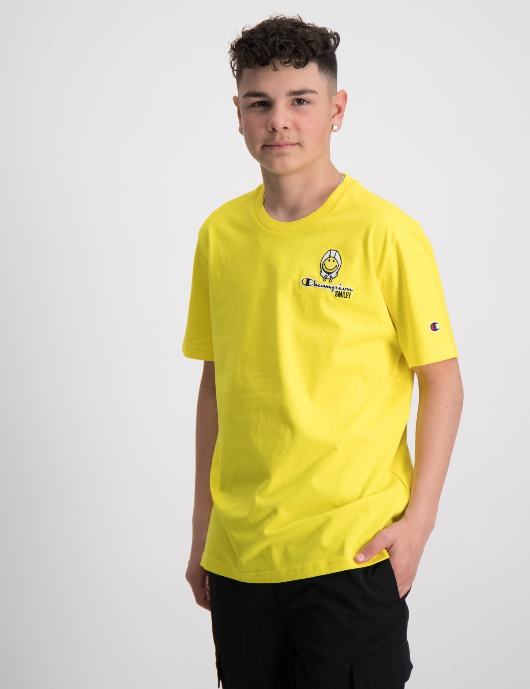 kraan ik heb het gevonden viel Geel Crewneck T-Shirt voor Jongens | Kids Brand Store