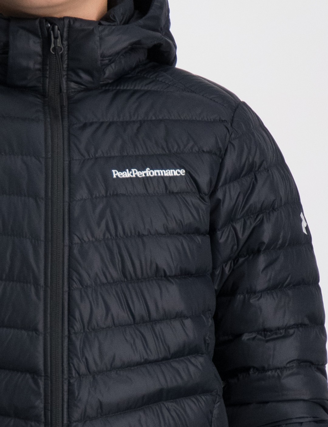 Peak Performance Junior Frost Down Hood Jacket Black –