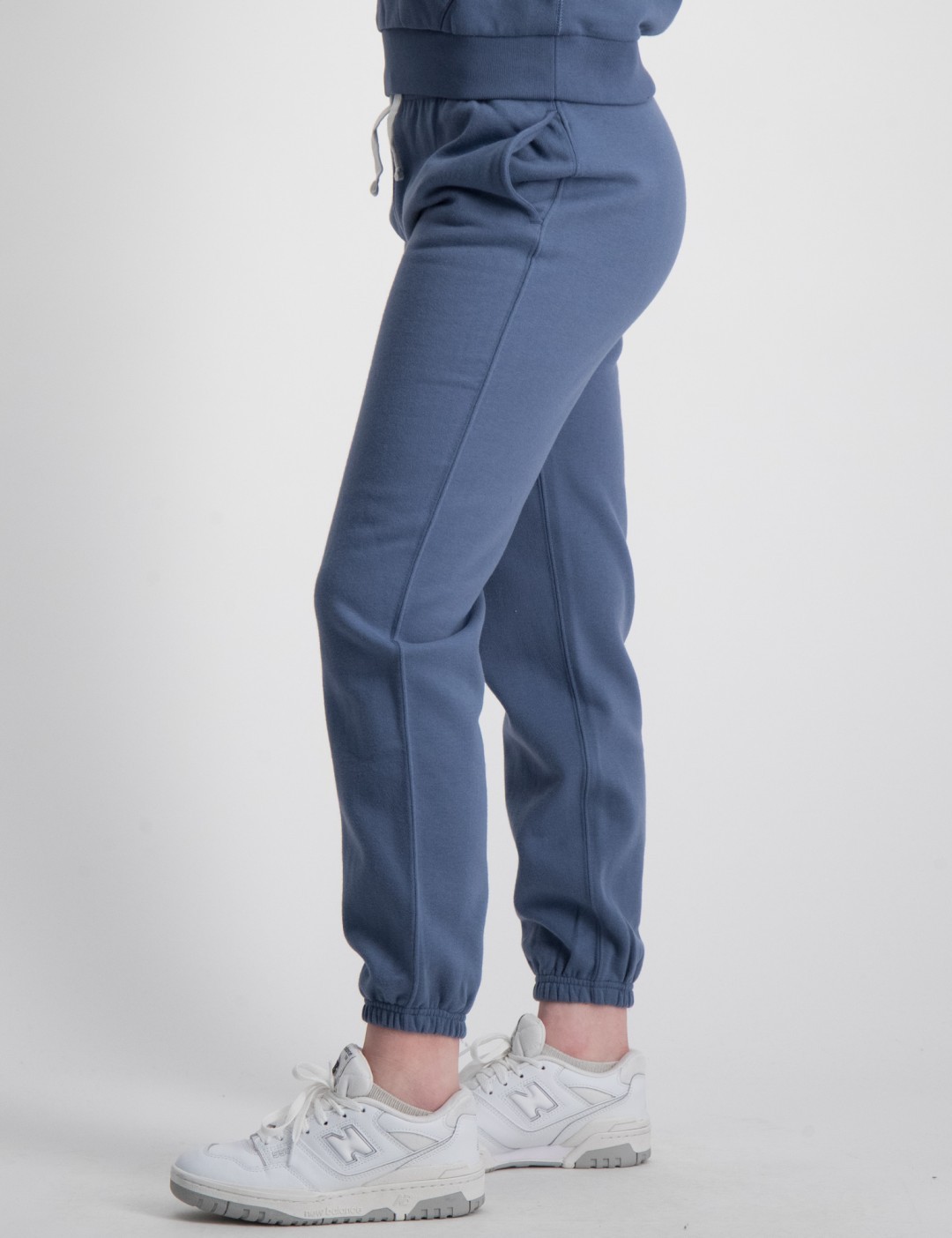 Hvid Polo Pony Fleece Jogger Pant til Pige