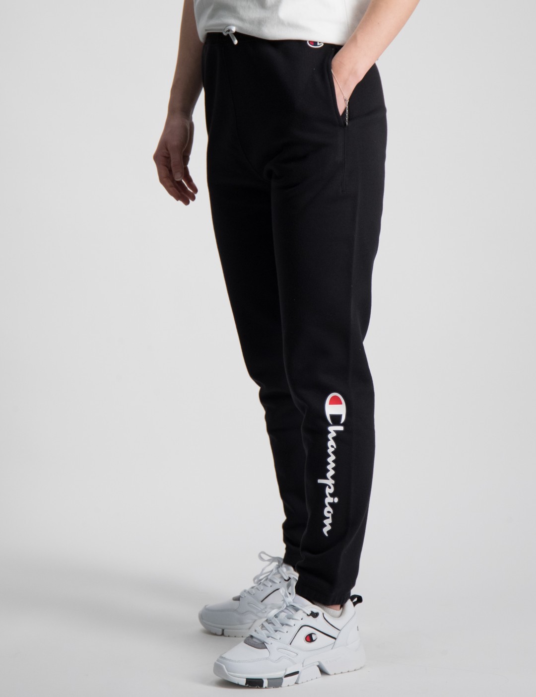 Schwarz Elastic Cuff Pants für Mädchen | Kids Brand Store