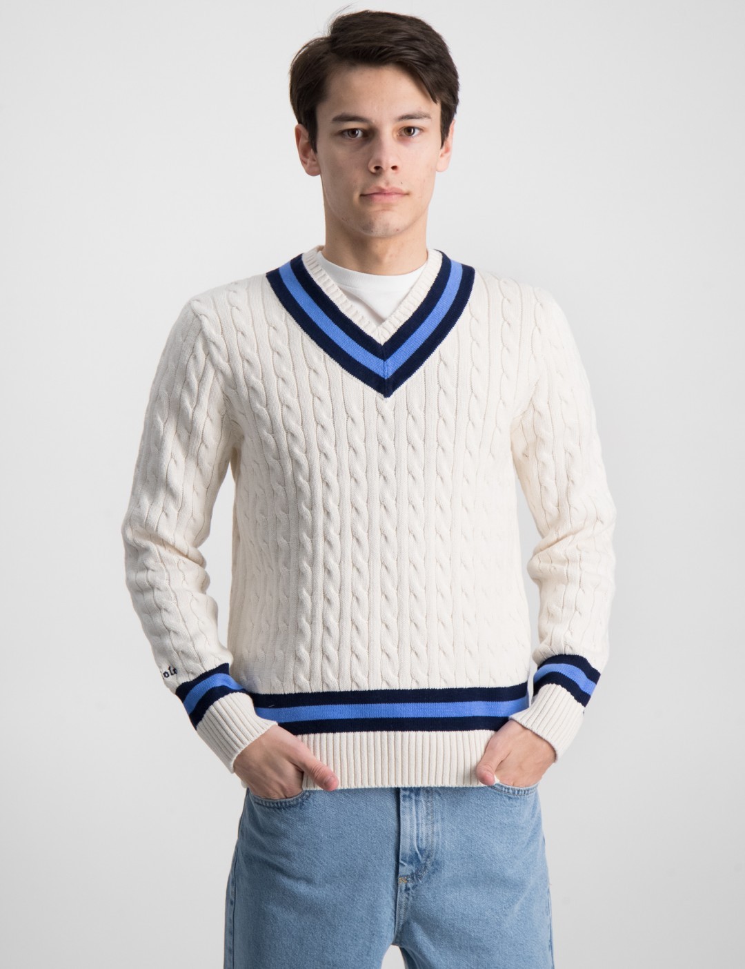 adidas long sleeve cricket sweater