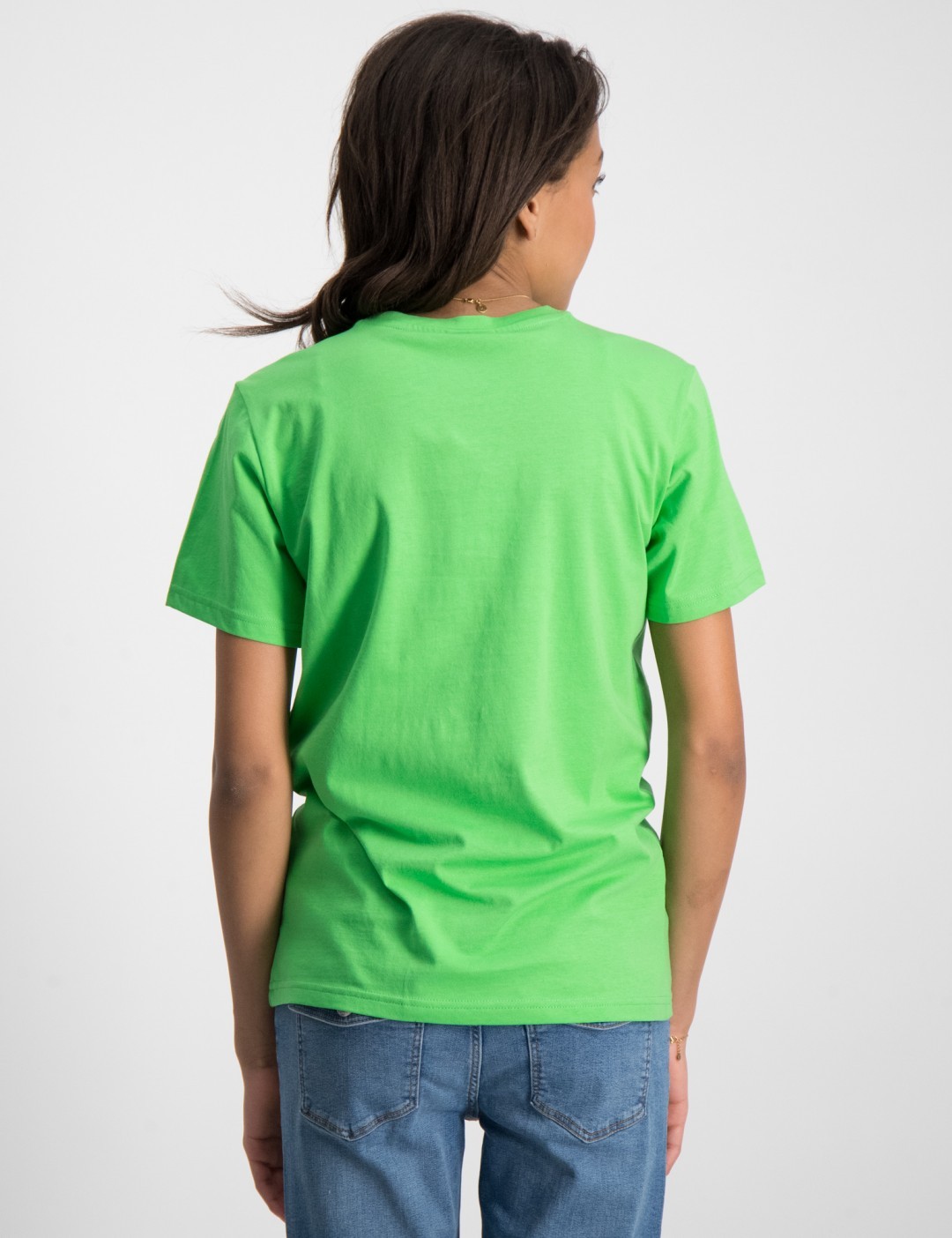 Grün Crewneck T-Shirt für Mädchen | Kids Brand Store