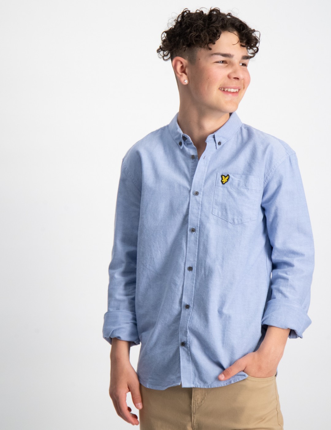 GANT Kinder Oxford Hemd - Klassisches Button-Down Mit Wappenstickerei