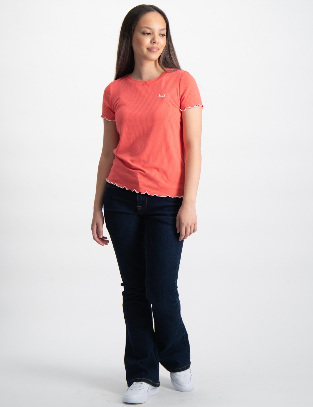 Levi's Lvg SS Meet And Greet Script T Bambine E Ragazze, Alyssum Bianco, 10 Anni - 5