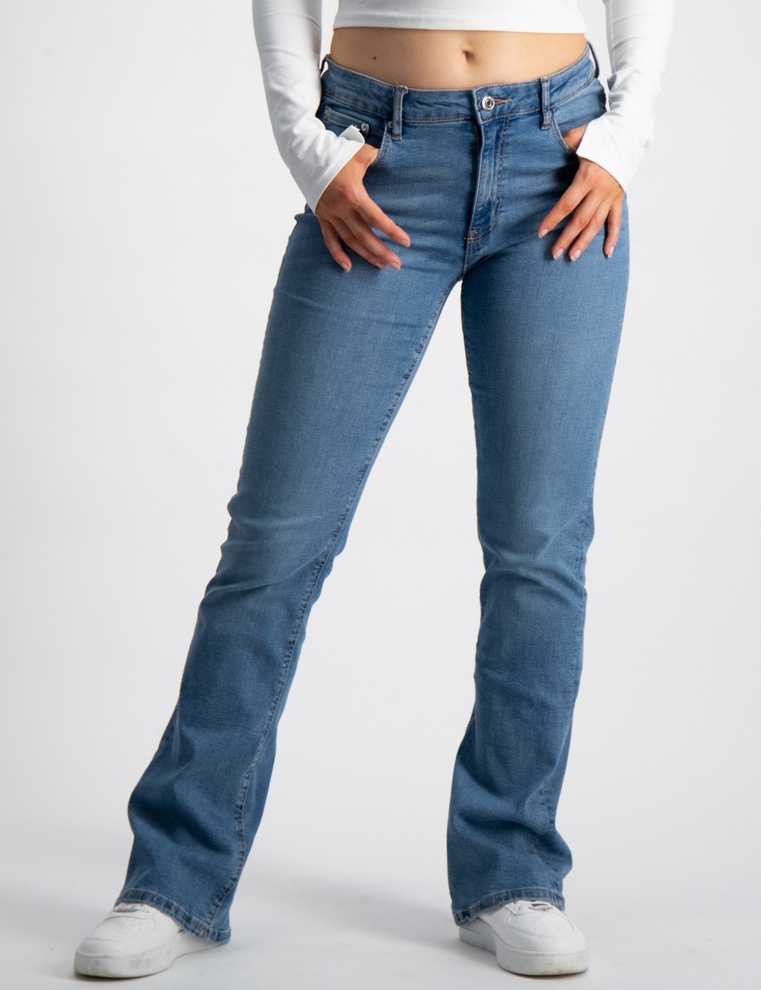 Blå 2000 bootcut jeans för Tjej | Kids Brand Store