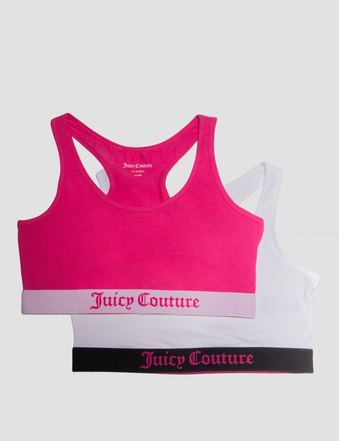 Rosa Juicy Couture Crop Top 2PK Hanging för Tjej | Kids Brand Store