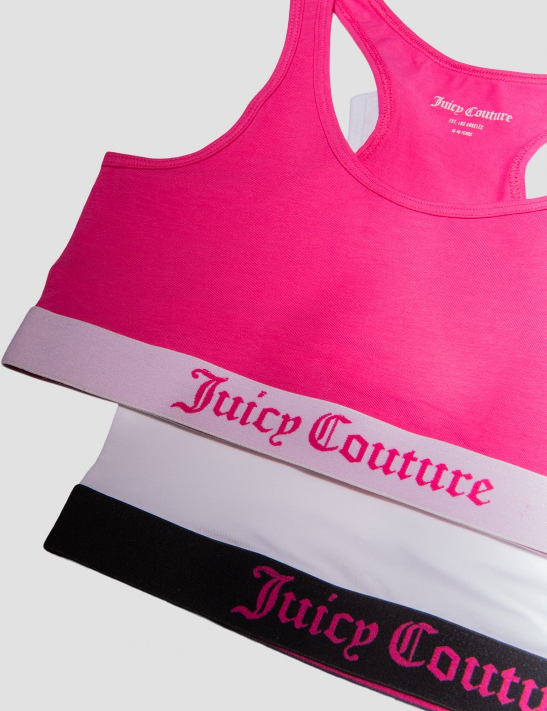 Rosa Juicy Couture Crop Top 2PK Hanging för Tjej | Kids Brand Store