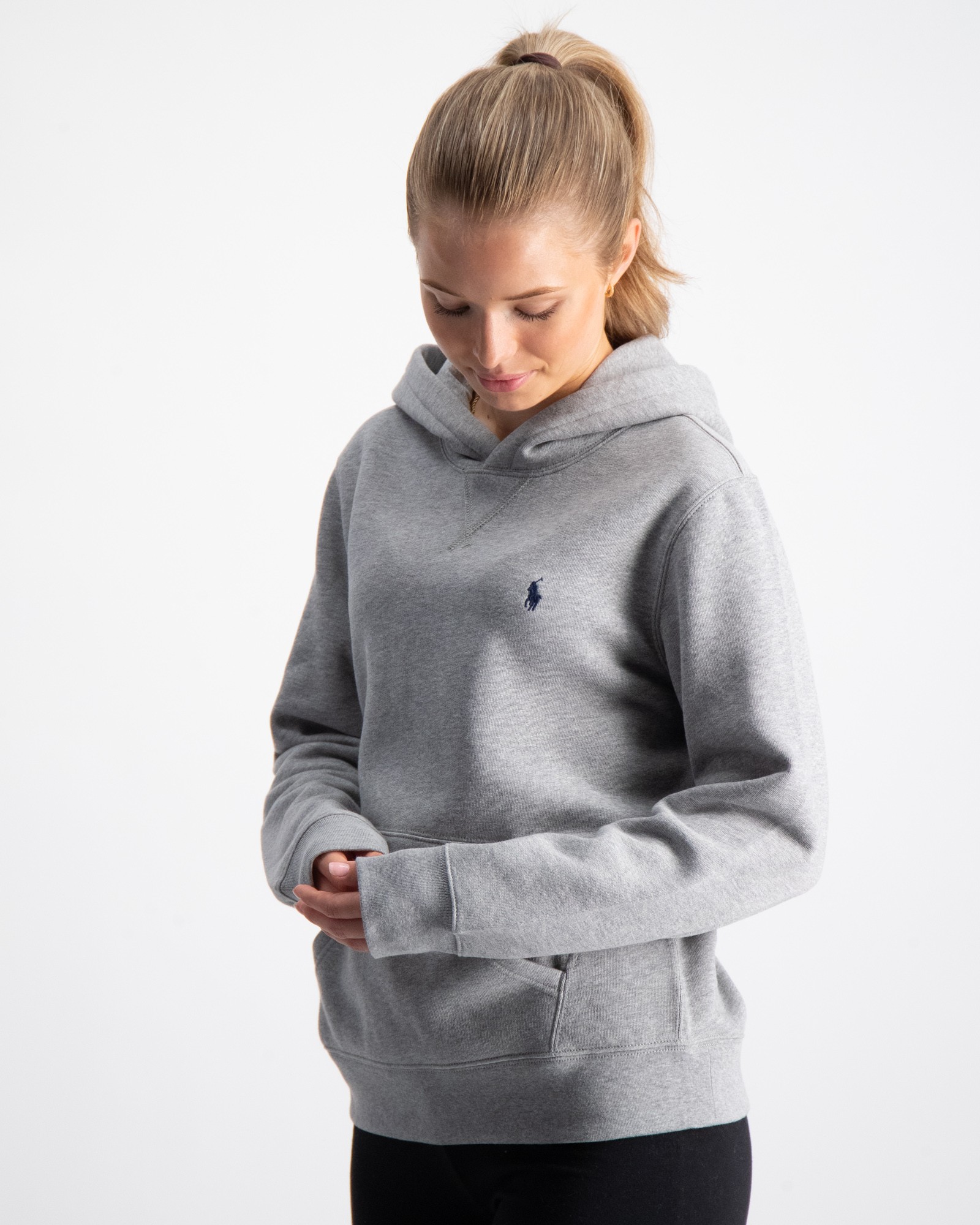 Grijs Fleece Hoodie voor Meisjes Kids Brand Store