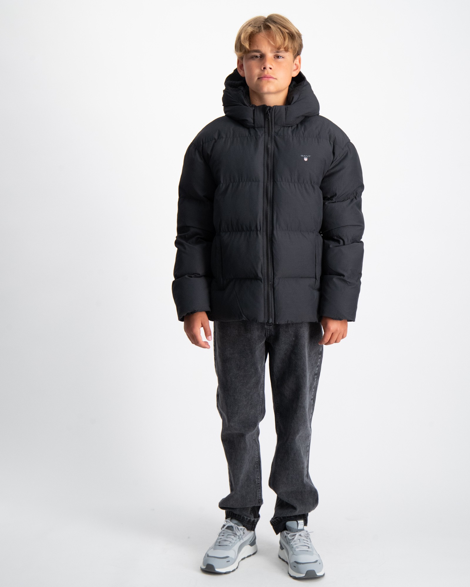 NAME IT Jungen Pufferjacke - Warme Winterjacke Mit Kapuze