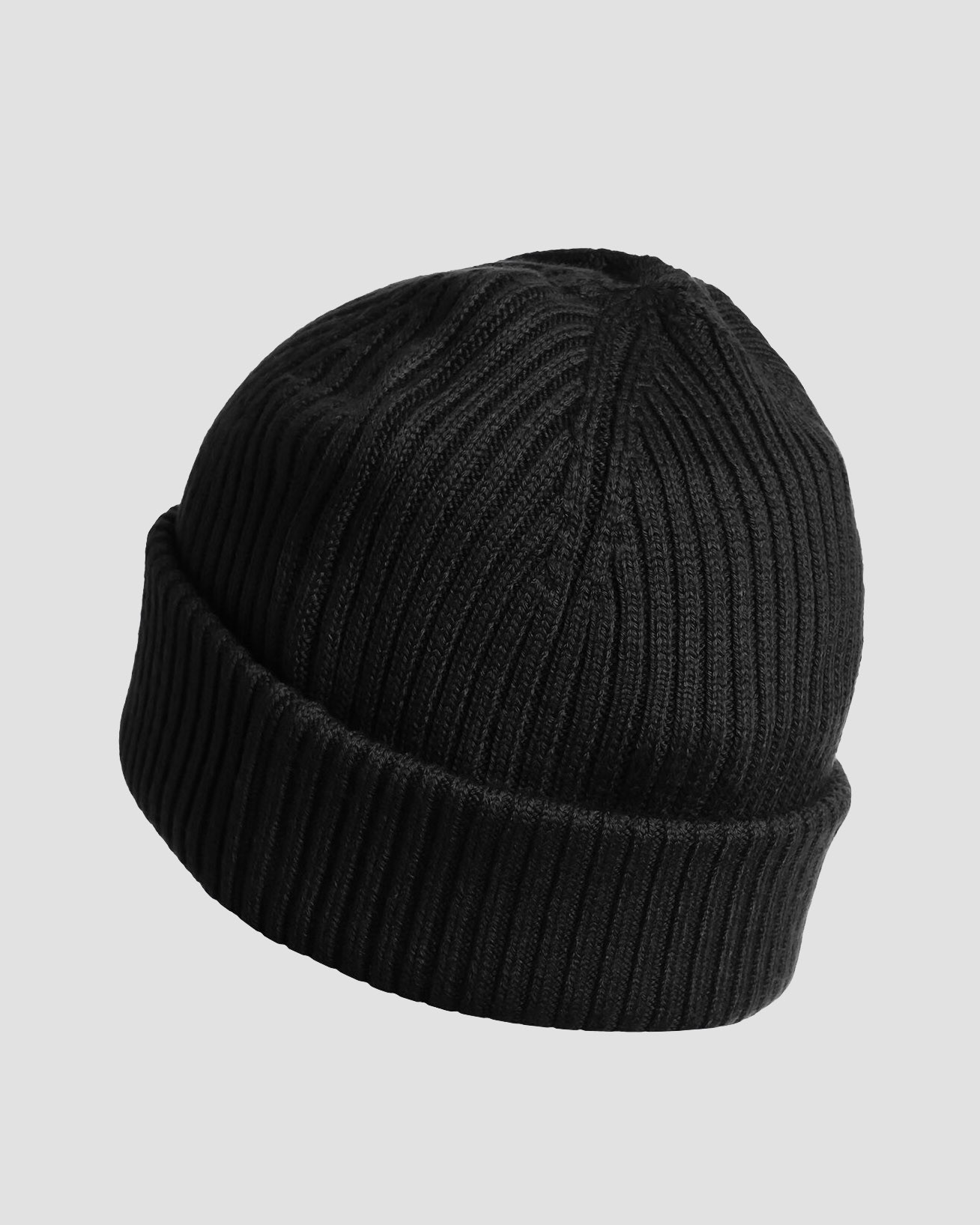 Schwarz RIB HAT für Unisex Kids Brand Store