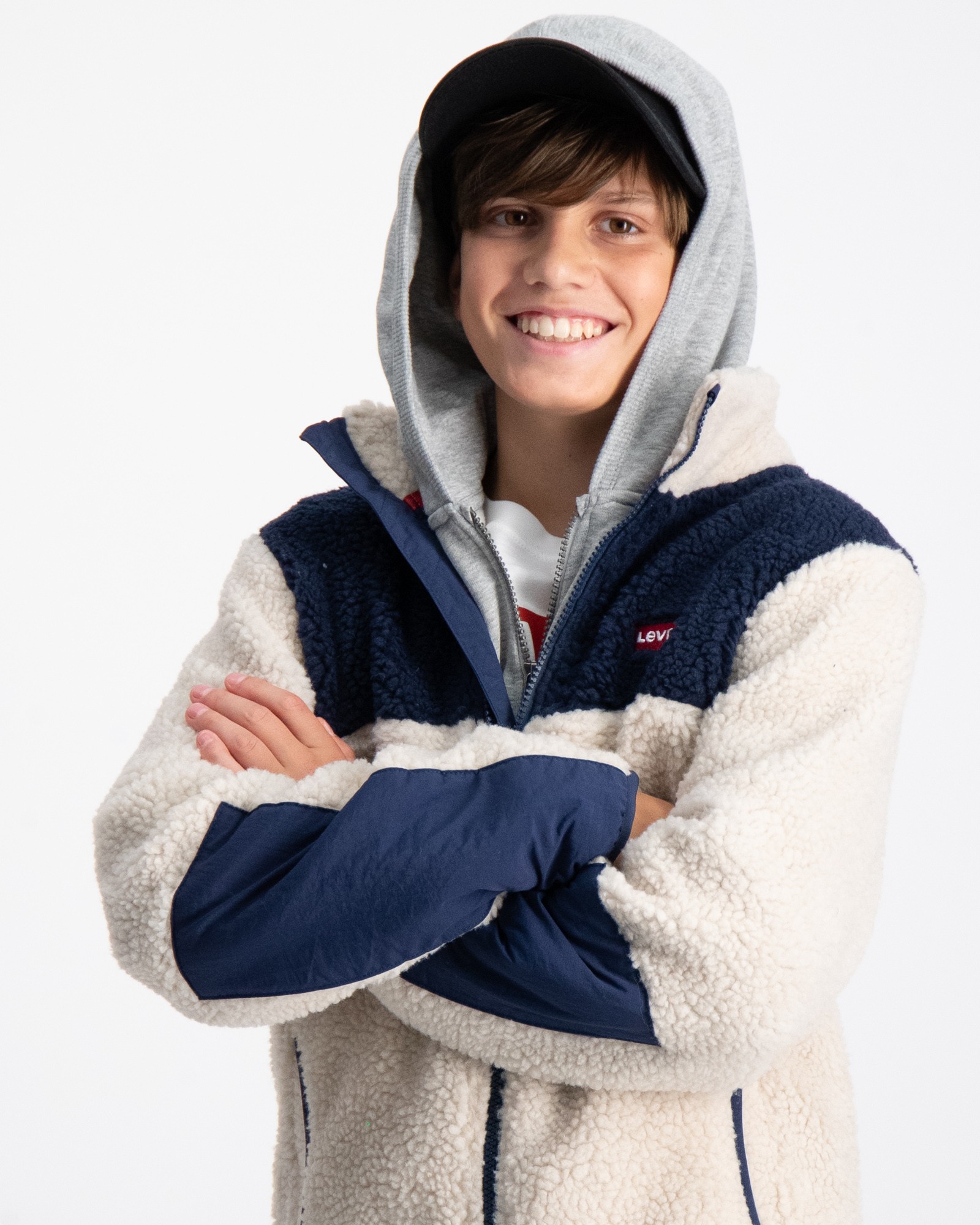 Petrol Industries Gevoerde puffer Dark Sapphire - J Style Menswear