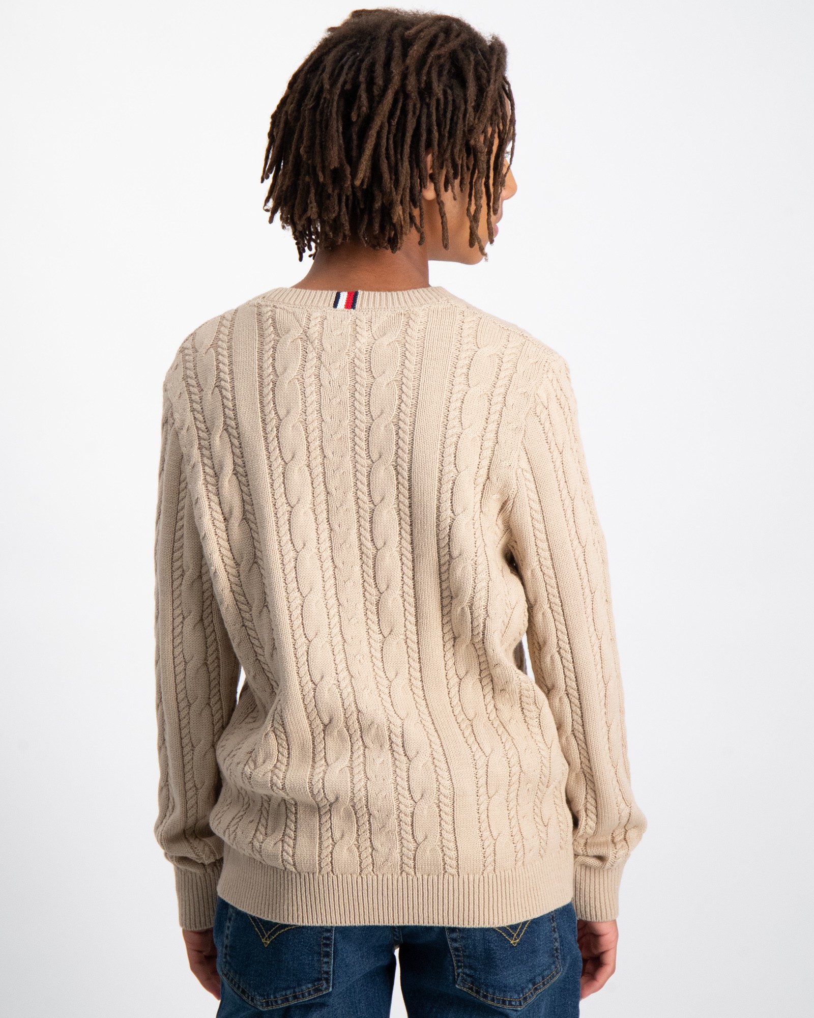 Beige ESSENTIAL CABLE SWEATER für Jungen | Kids Brand Store 