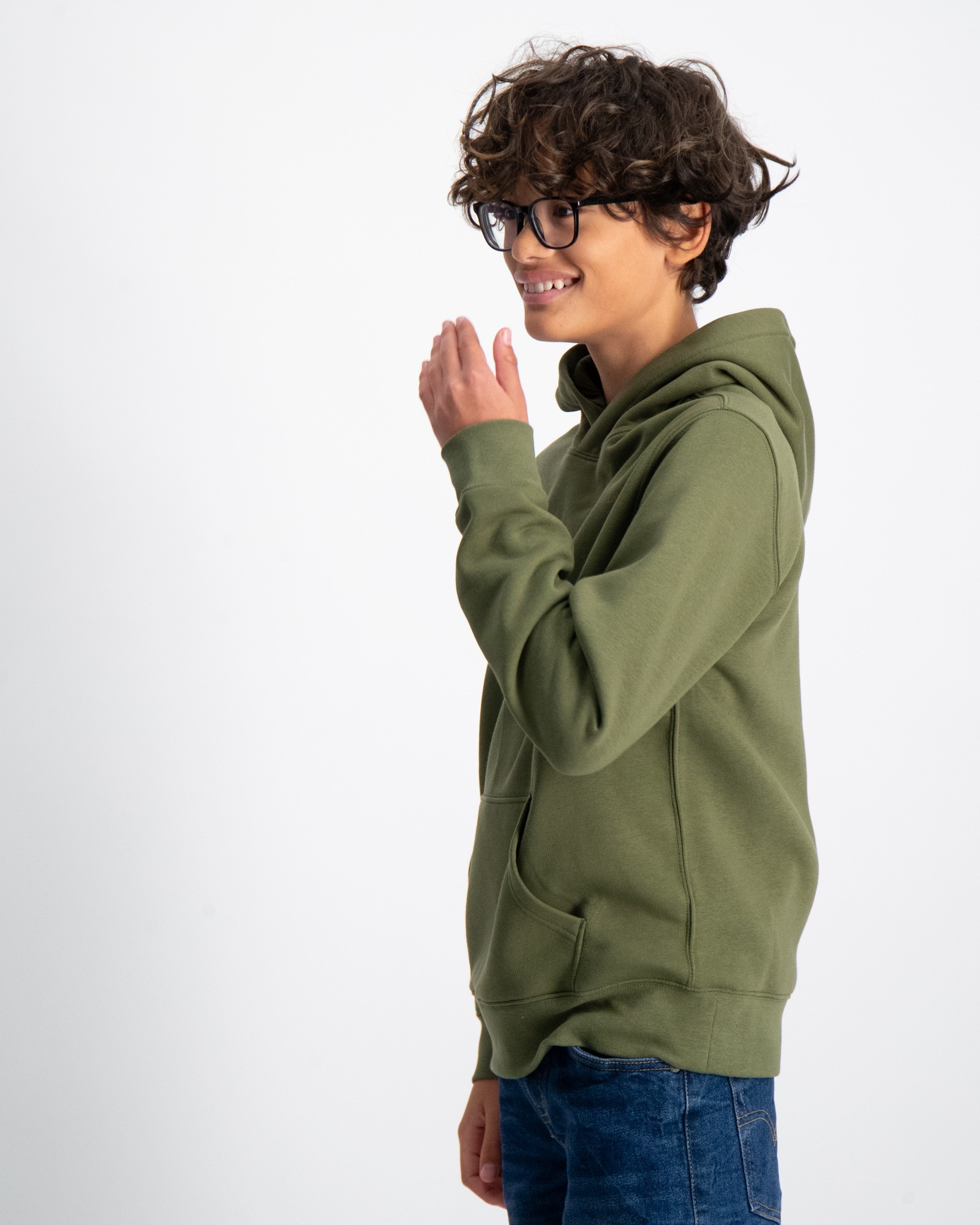 Grøn Ls Po Hood Knit Shirts Sweatshirt til Dreng | Kids Brand Store