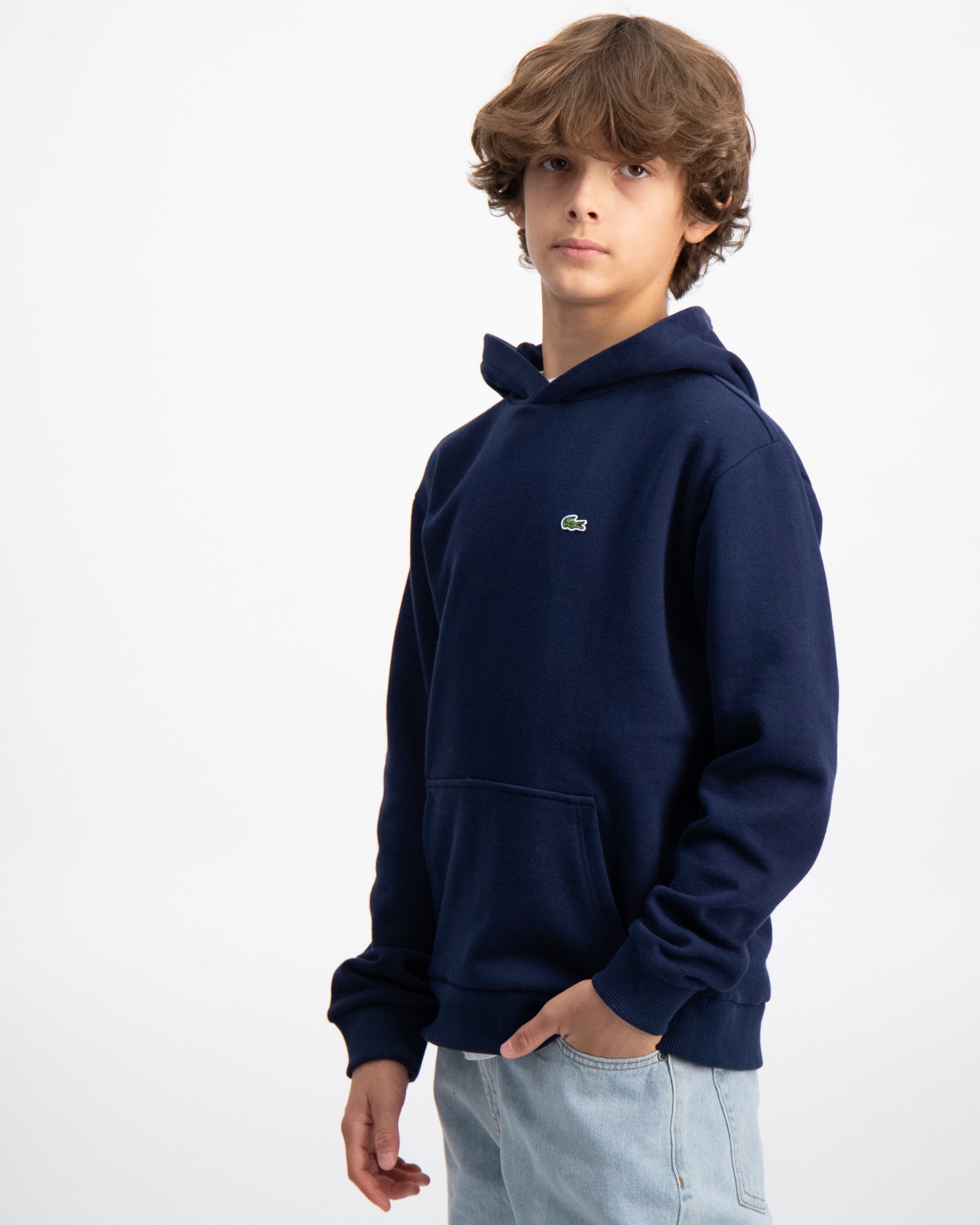 Lacoste hot sale hoodie navy