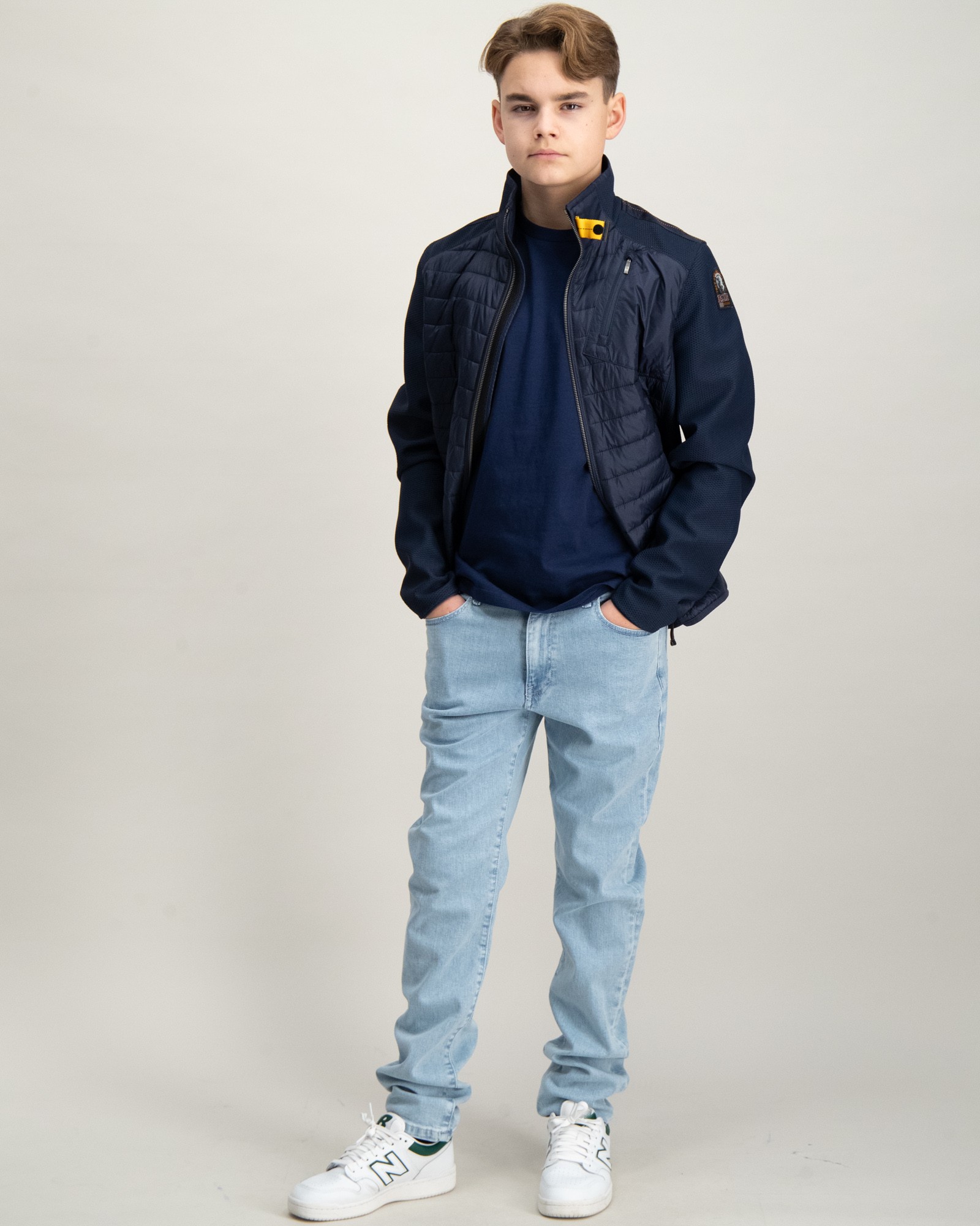 Parajumpers Jaydenboy Kids Boys Summer Jacket In Beige