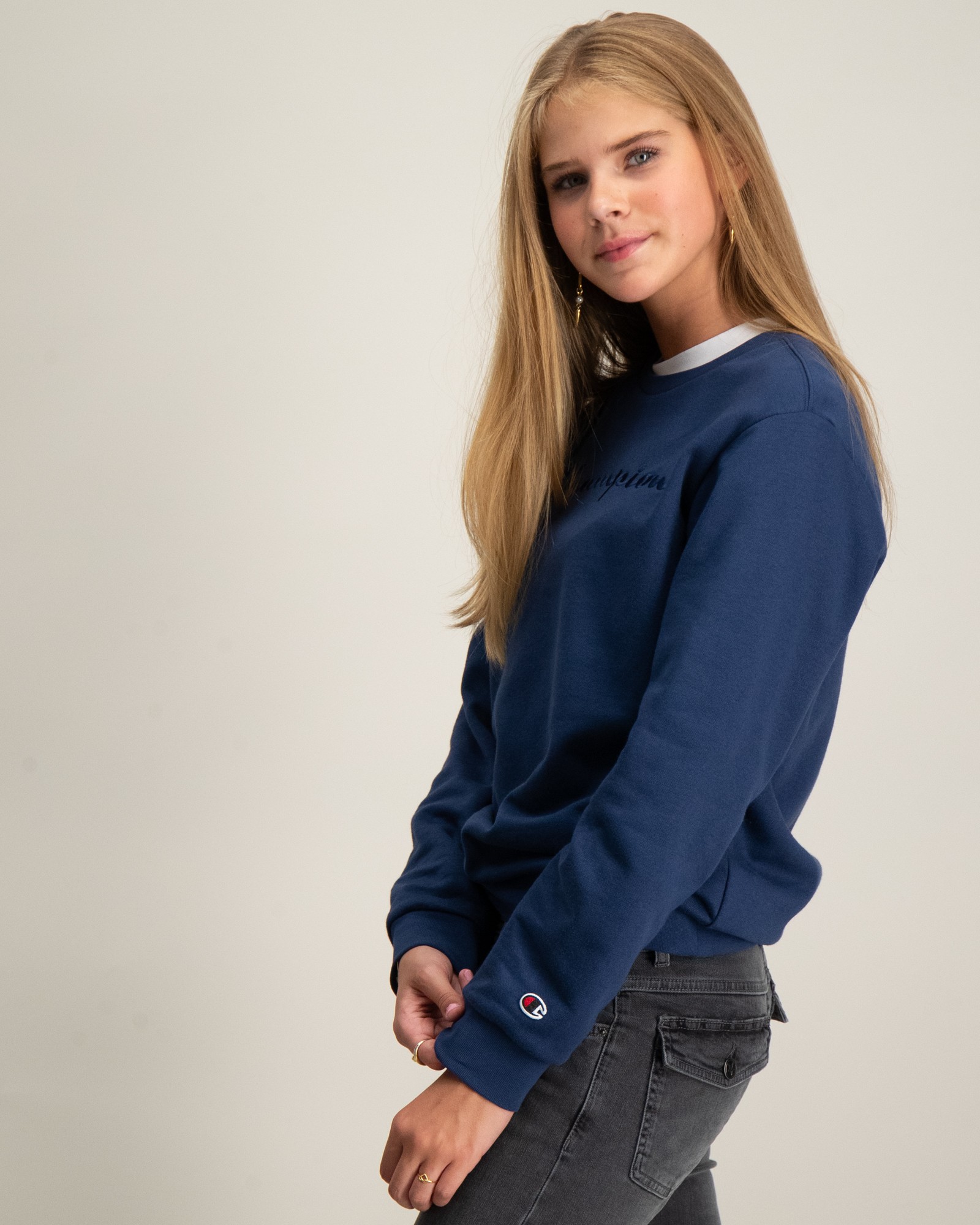 Champion trui blauw sale